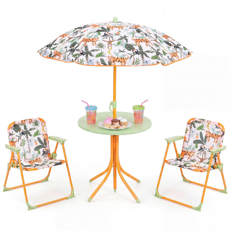 Kids Outdoor Table And Chairs With Umbrella - Kids Outdoor Table and Chair Set