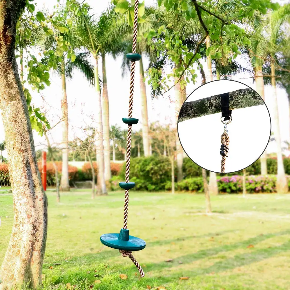 Kids Outdoor Jungle Gym - Kids Fitness Climbing Rope with Platforms