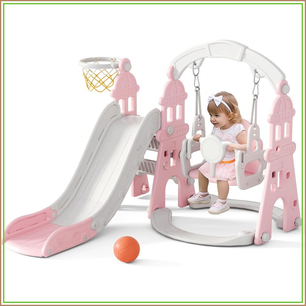 4-in-1 Kids Slide and Swing Se – обзор и цена Kids Outdoor Playground