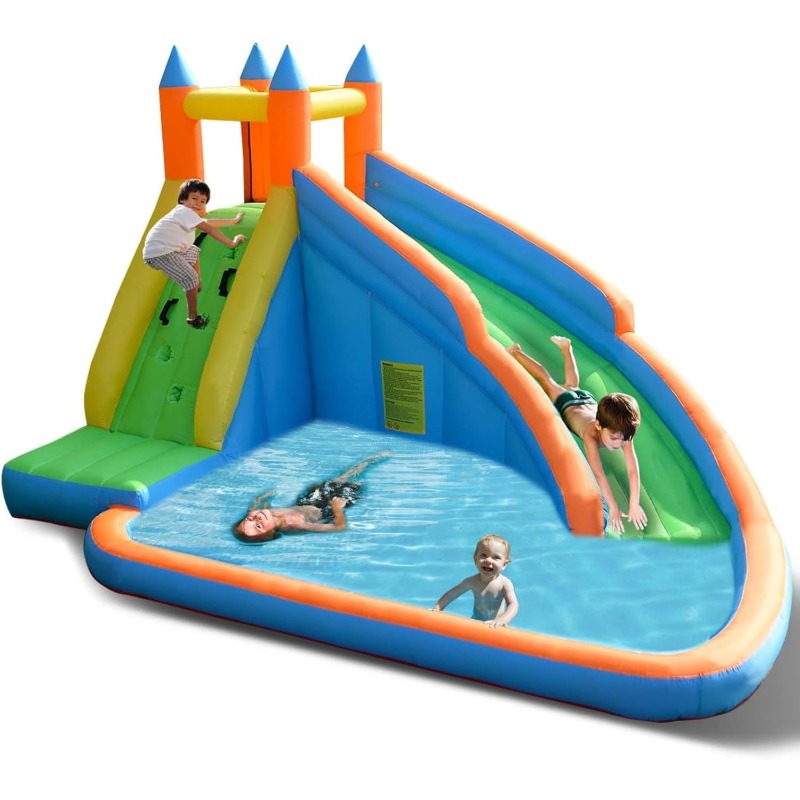 Costzon Inflatable Water Slide – обзор и цена Kids Outdoor Water Slide