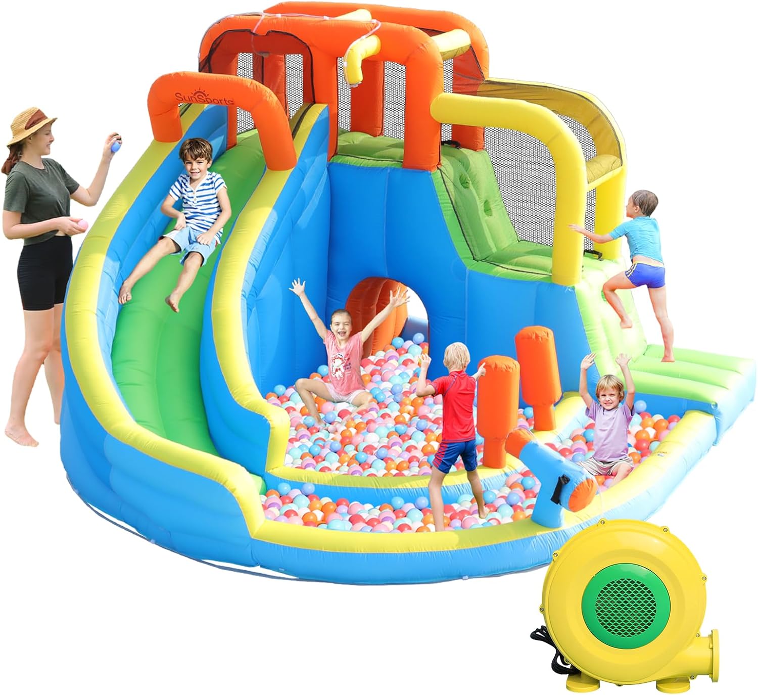 Kids Inflatable Water Slide Bo – обзор и цена Kids Outdoor Water Slide