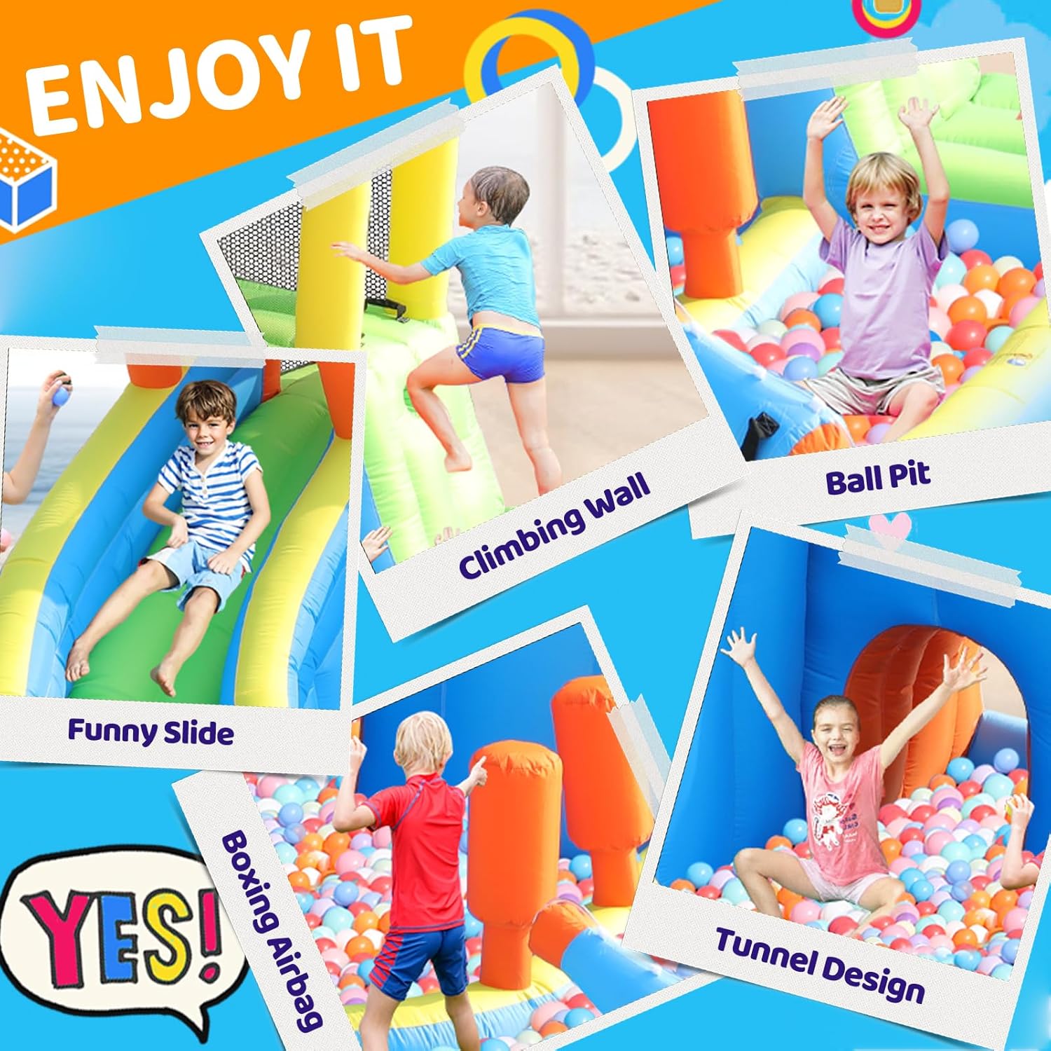 Kids Inflatable Water Slide Bo – обзор и цена Kids Outdoor Water Slide