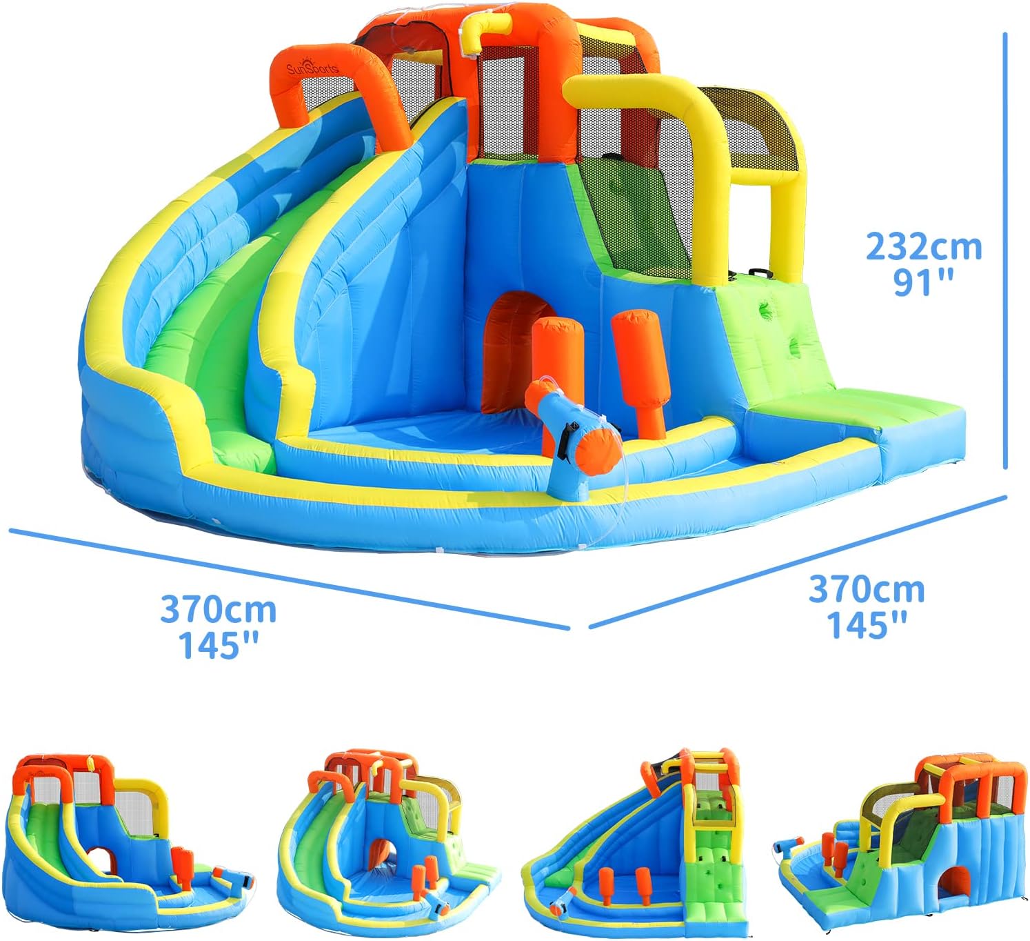 Kids Inflatable Water Slide Bo – обзор и цена Kids Outdoor Water Slide