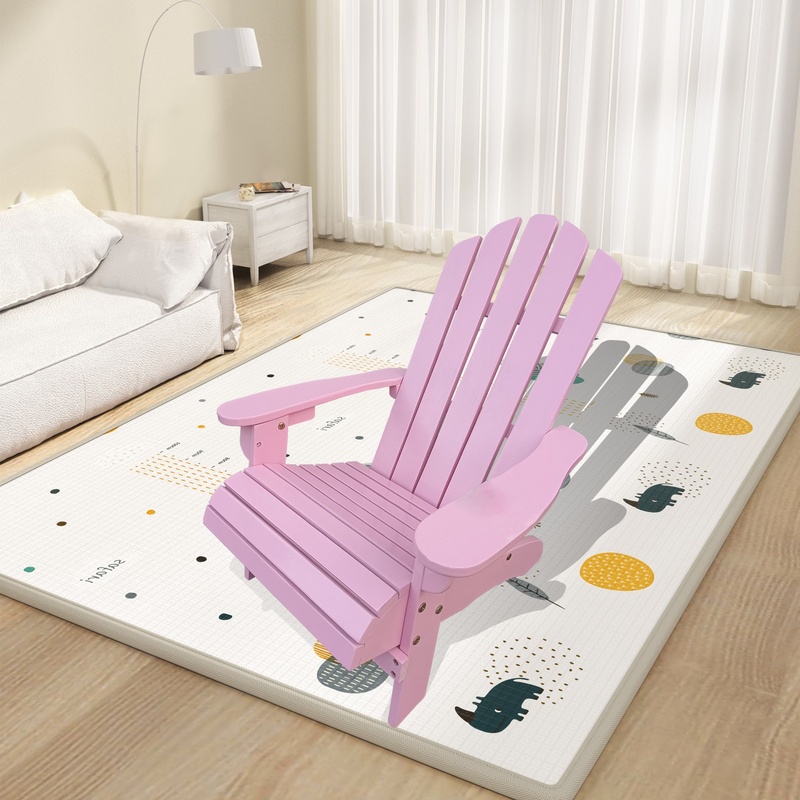Pink Indoor Outdoor Wood Adiro – обзор и цена Kids Outdoor Adirondack Chair
