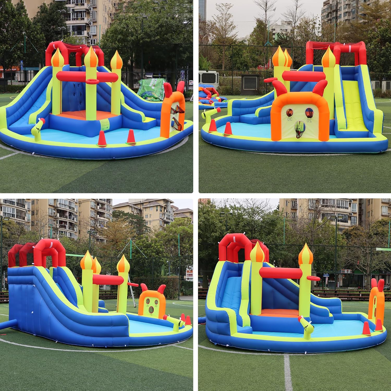 Kids Jumping Castle with Two L – обзор и цена Kids Outdoor Water Slide