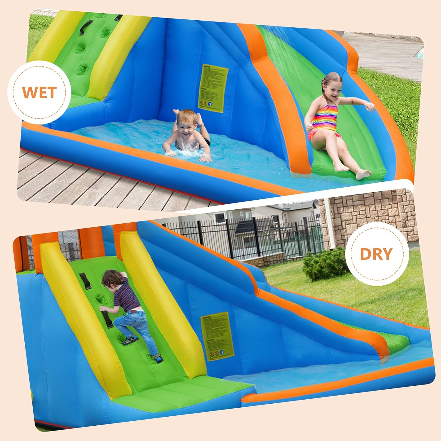 Giant Inflatable Water Park Bo – обзор и цена Kids Outdoor Water Slide