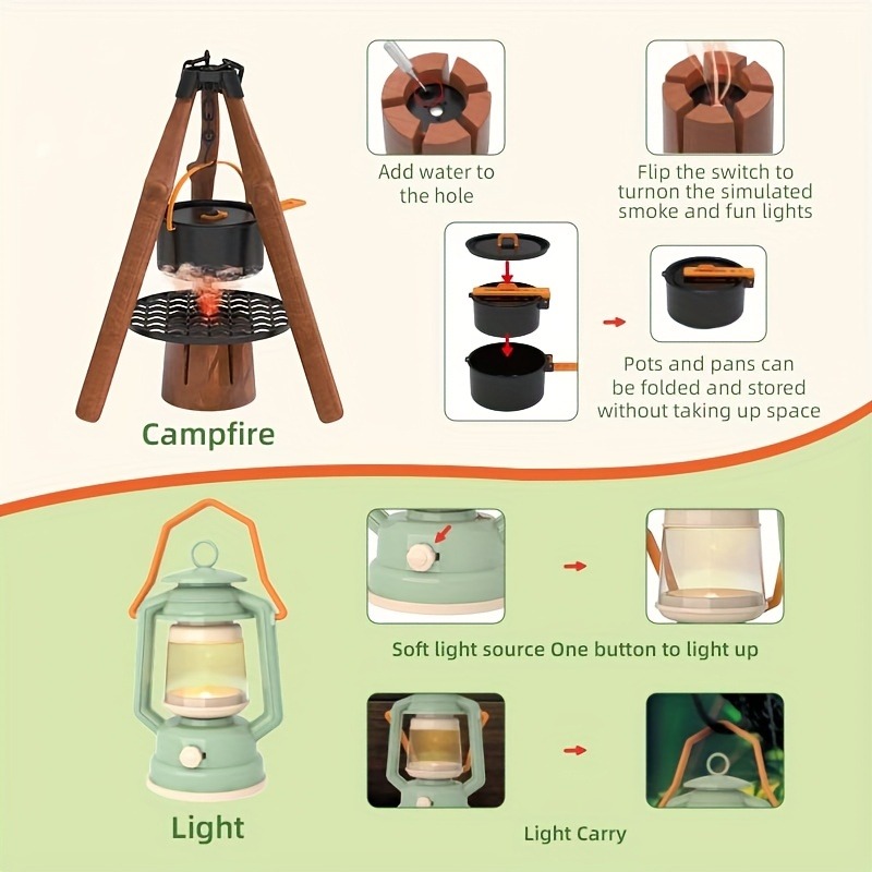 Kids Camping Set Toy Outdoor E – обзор и цена Kids Outdoor Teepee