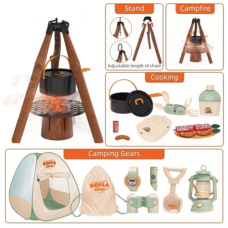 Kids Camping Set Toy Outdoor E – обзор и цена Kids Outdoor Teepee