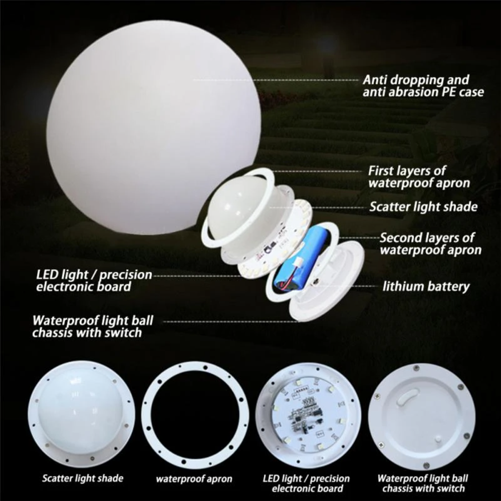 Rechargeable LED Glowing Ball  – обзор и цена Kids Outdoor Lights