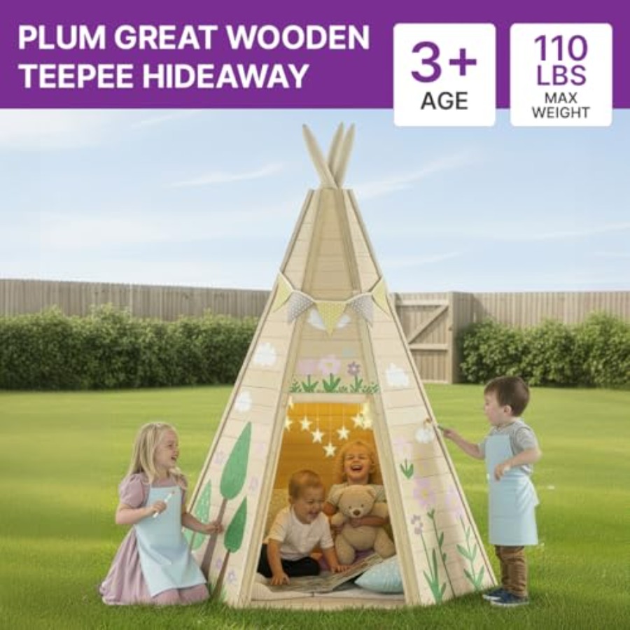 Outdoor wooden teepee tent for – обзор и цена Kids Outdoor Teepee
