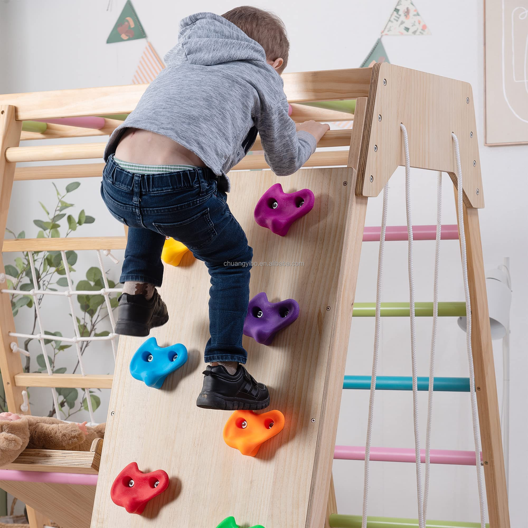 Climbing Walls Amusement Park  – обзор и цена Kids Outdoor Playground