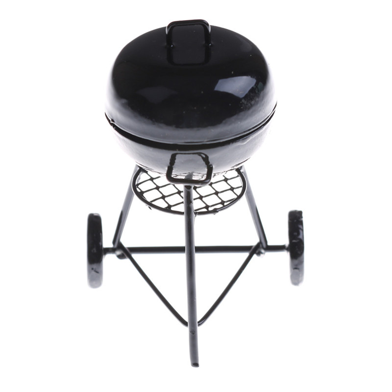 1:12 Dollhouse Miniature Black – обзор и цена Kids Outdoor House With Kitchen