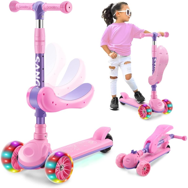 2-in-1 Kids Kick Scooter with  – обзор и цена Kids Outdoor Lights