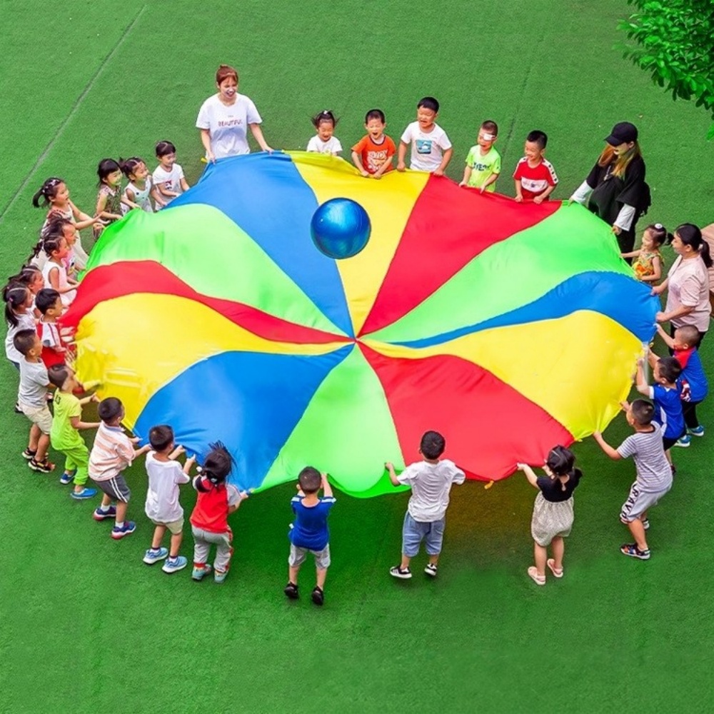 Rainbow Parachute Umbrella 2-6 – обзор и цена Kids Outdoor Umbrella