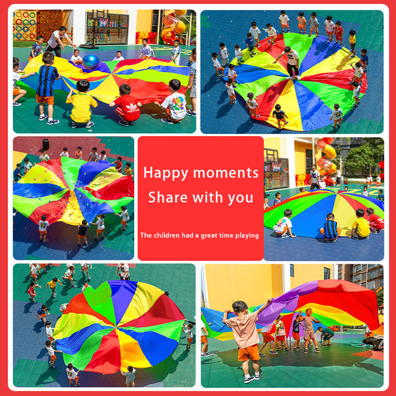 Rainbow Parachute Umbrella 2-6 – обзор и цена Kids Outdoor Umbrella