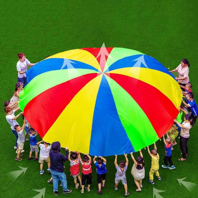 Rainbow Parachute Umbrella 2-6 – обзор и цена Kids Outdoor Umbrella