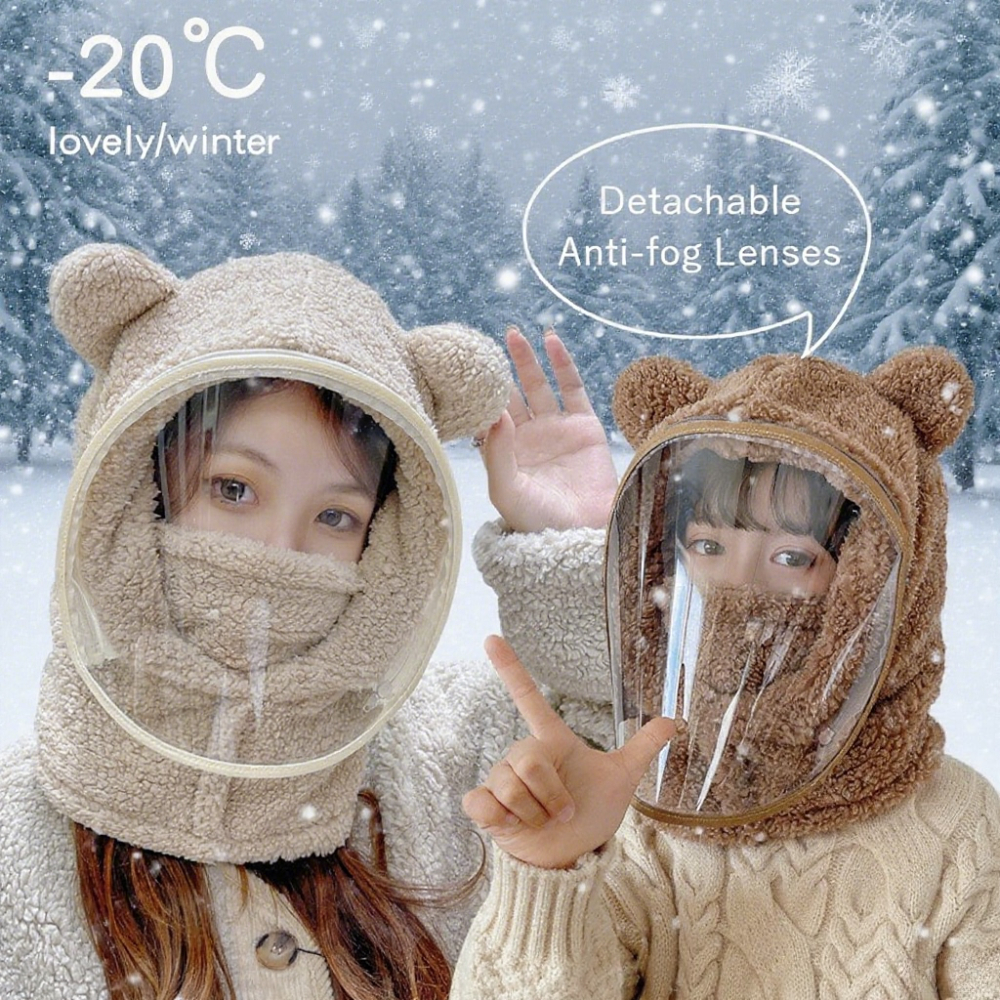 Cute Bear Ear Winter Windproof – обзор и цена Kids Outdoor Xmas Gifts