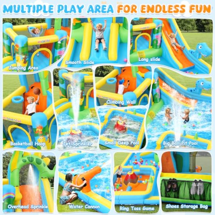 Outdoor backyard inflatable wa – обзор и цена Kids Outdoor Water Slide