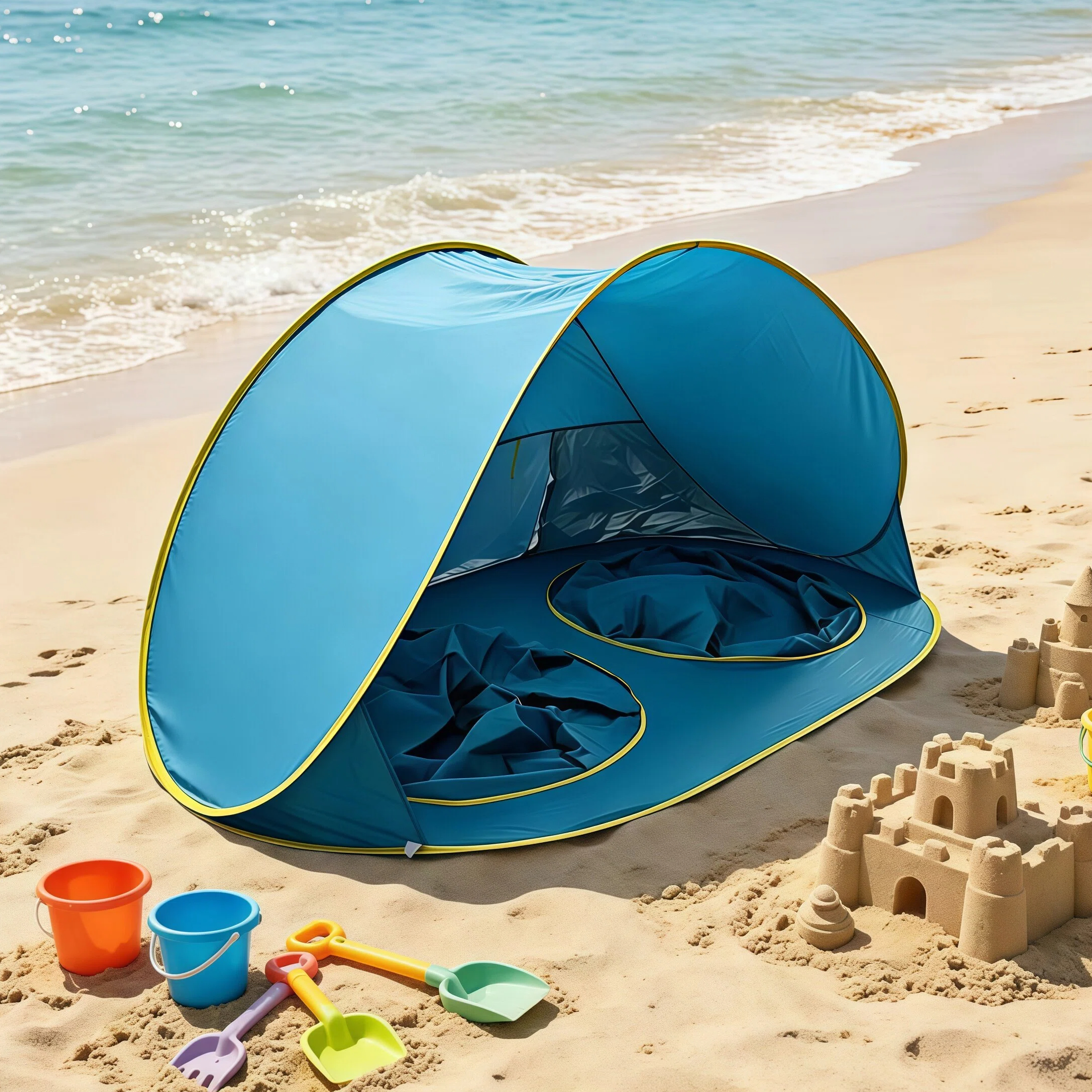 Baby Beach Tent with Pool UPF5 – обзор и цена Kids Outdoor Teepee
