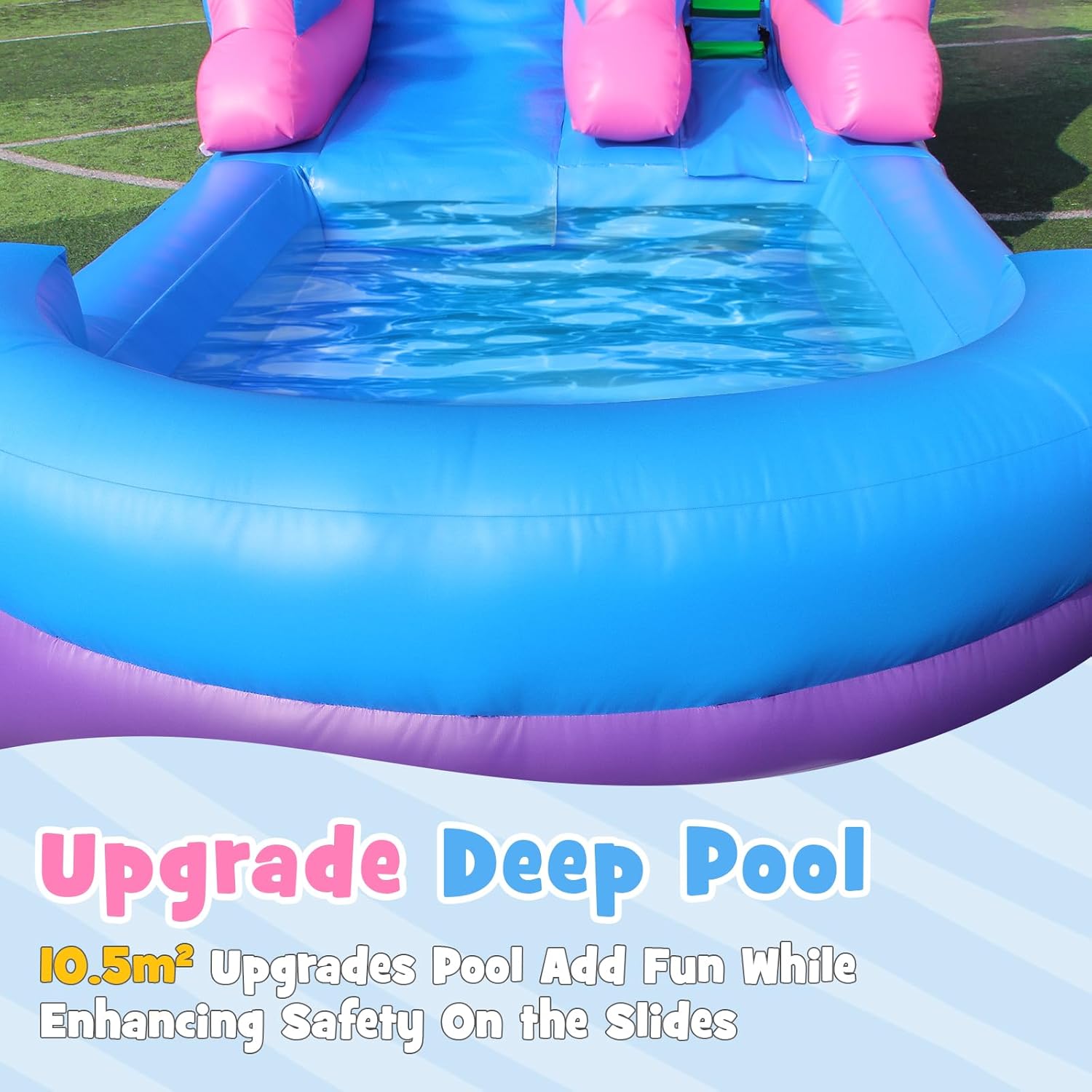 26.2 FT Heavy Duty Inflatable  – обзор и цена Kids Outdoor Water Slide