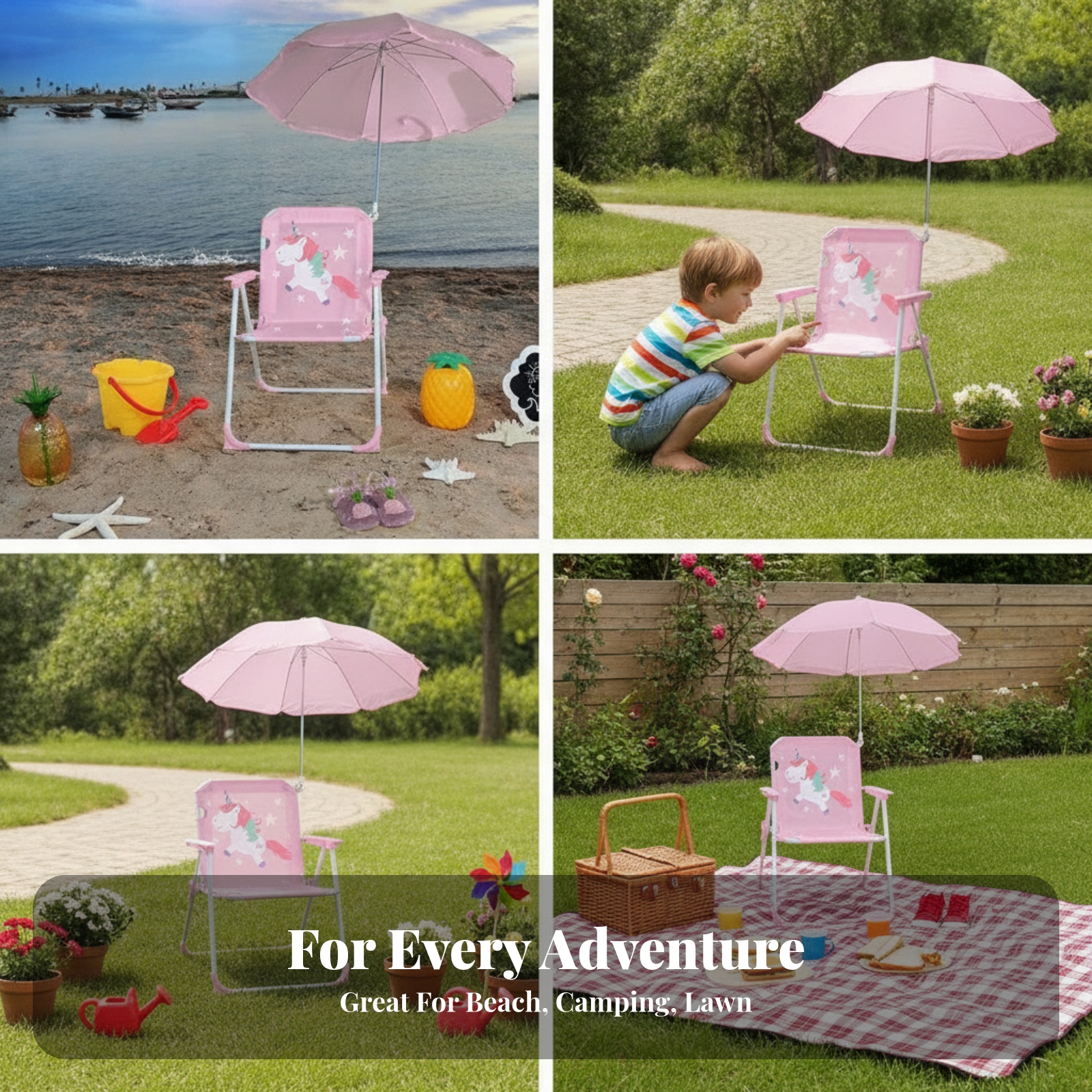 Kids Beach Chair with Umbrella – обзор и цена Kids Outdoor Umbrella