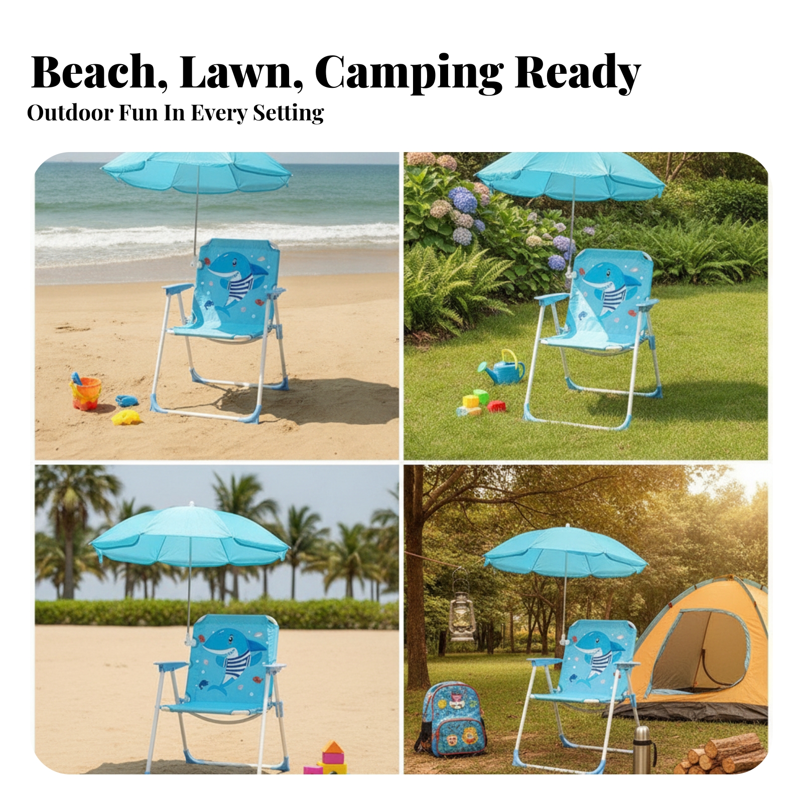 Kids Beach Chair with Umbrella – обзор и цена Kids Outdoor Umbrella