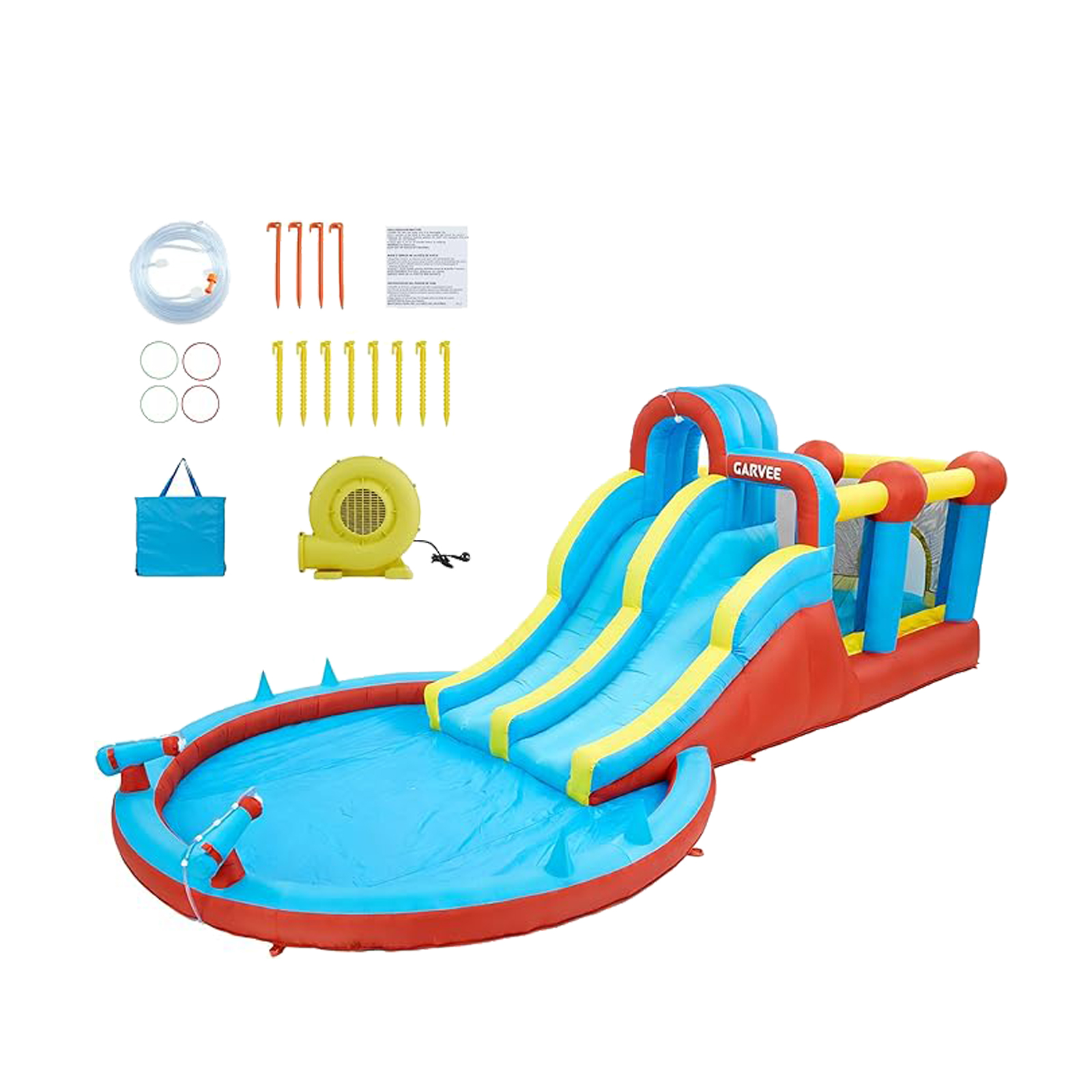 All-Season 8-in-1 Inflatable W – обзор и цена Kids Outdoor Water Slide