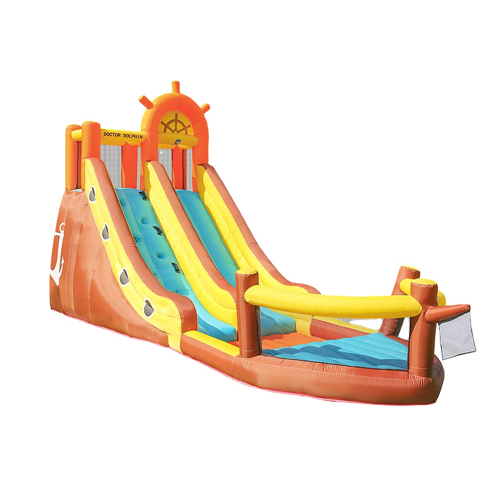 Doctor Dolphin Pirate Ship Out – обзор и цена Kids Outdoor Water Slide