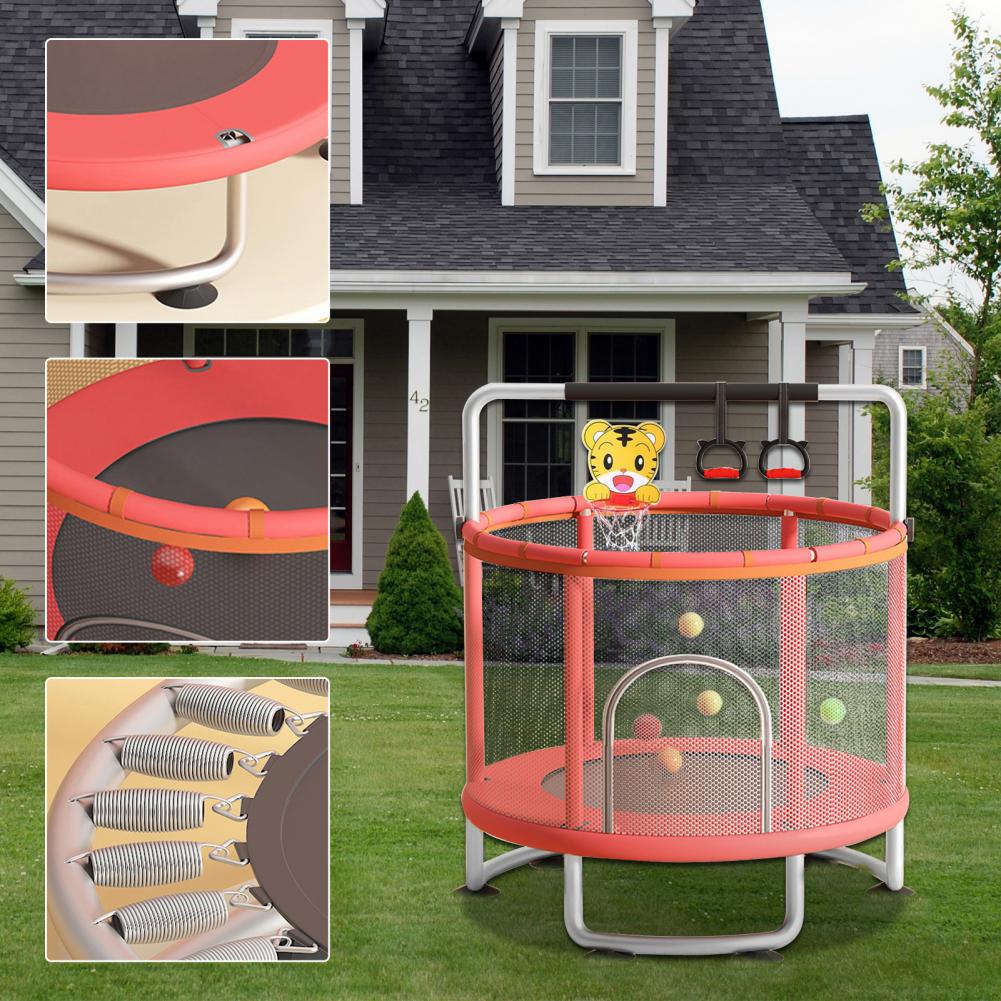 Kids Trampoline, Adjustable Ba – обзор и цена Kids Outdoor Trampoline