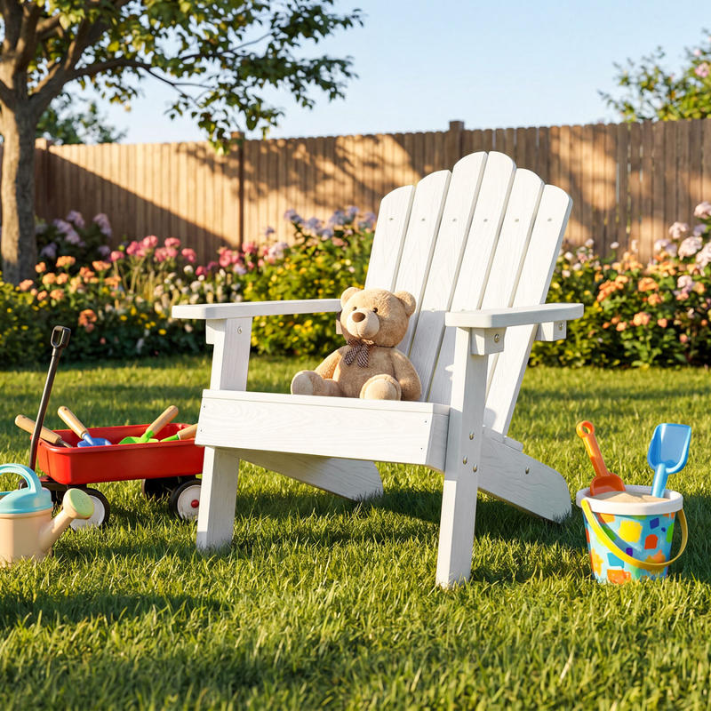 Kids Adirondack Chair All-weat – обзор и цена Kids Outdoor Adirondack Chair