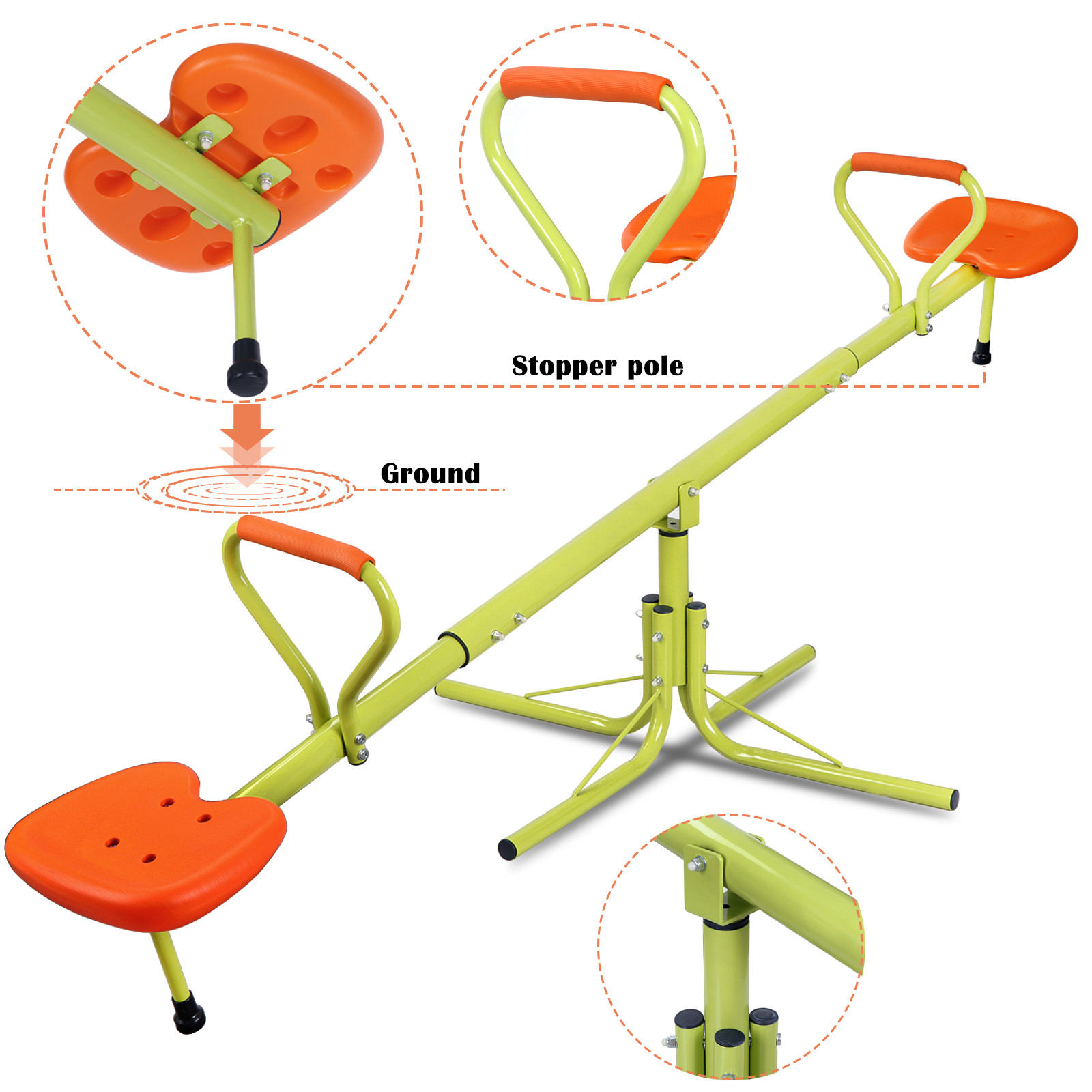 Rotation Outdoor Kids Seesaw 3 – обзор и цена Kids Outdoor Playground