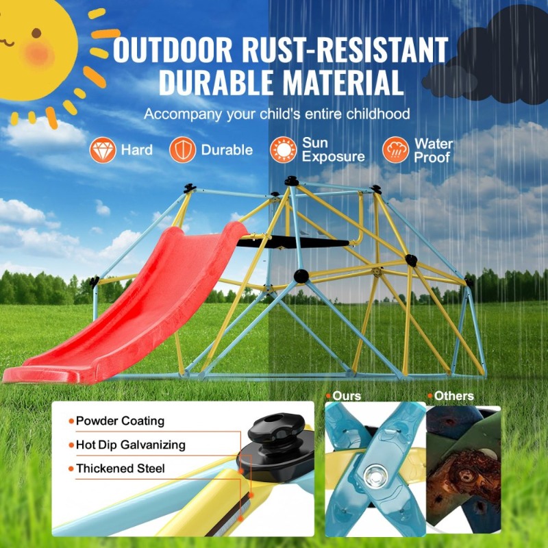 Climbing Dome, for Kids 3 to 9 – обзор и цена Kids Outdoor Jungle Gym