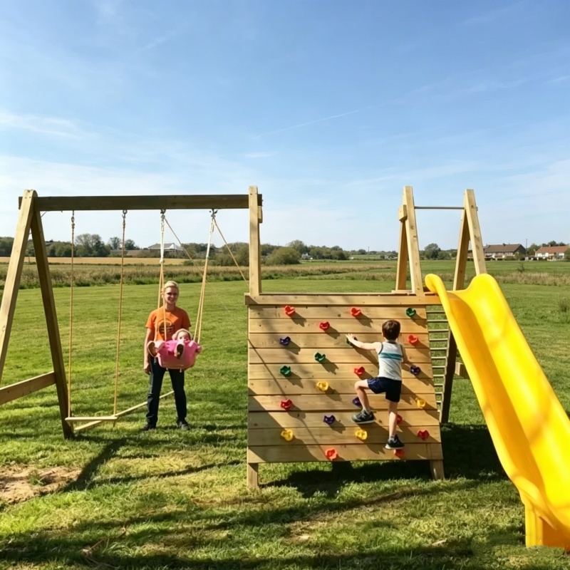 Kids Climbing Wall Stones Hand – обзор и цена Kids Outdoor Jungle Gym