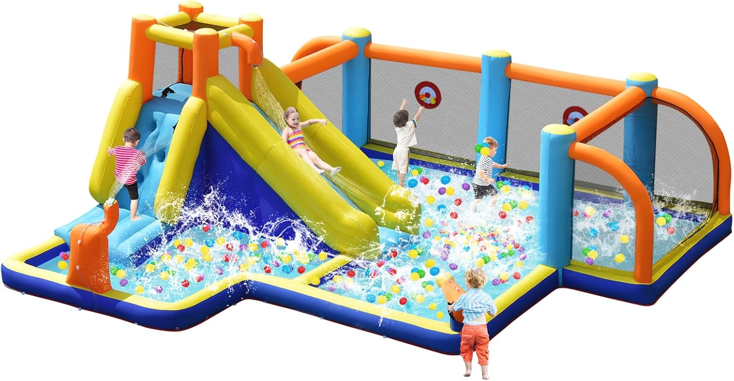 Giant Inflatable Water Slide B – обзор и цена Kids Outdoor Water Slide