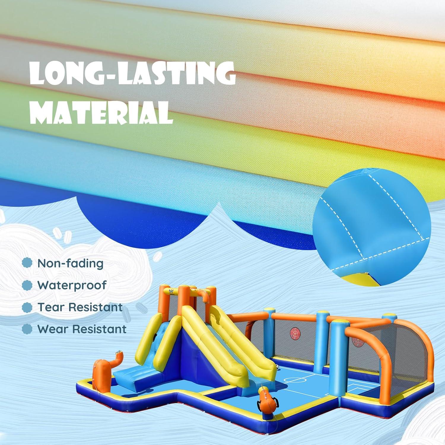 Giant Inflatable Water Slide B – обзор и цена Kids Outdoor Water Slide