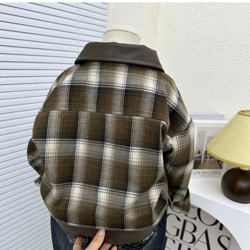 Children's Plaid Jacket Boys S – обзор и цена Kids Outdoor Jacket