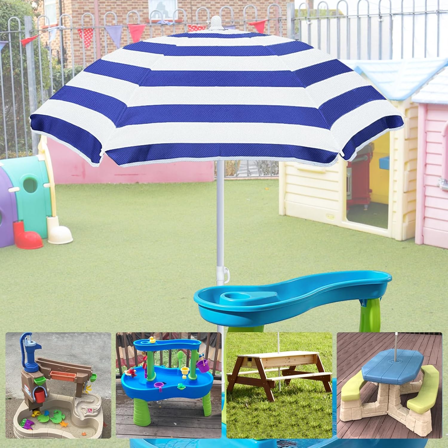 Kids Beach Umbrella for Water  – обзор и цена Kids Outdoor Table With Umbrella