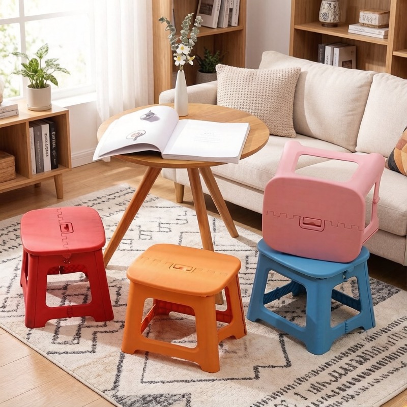 2PCS Foldable Plastic Low Stoo – обзор и цена Kids Outdoor Foldable Chair
