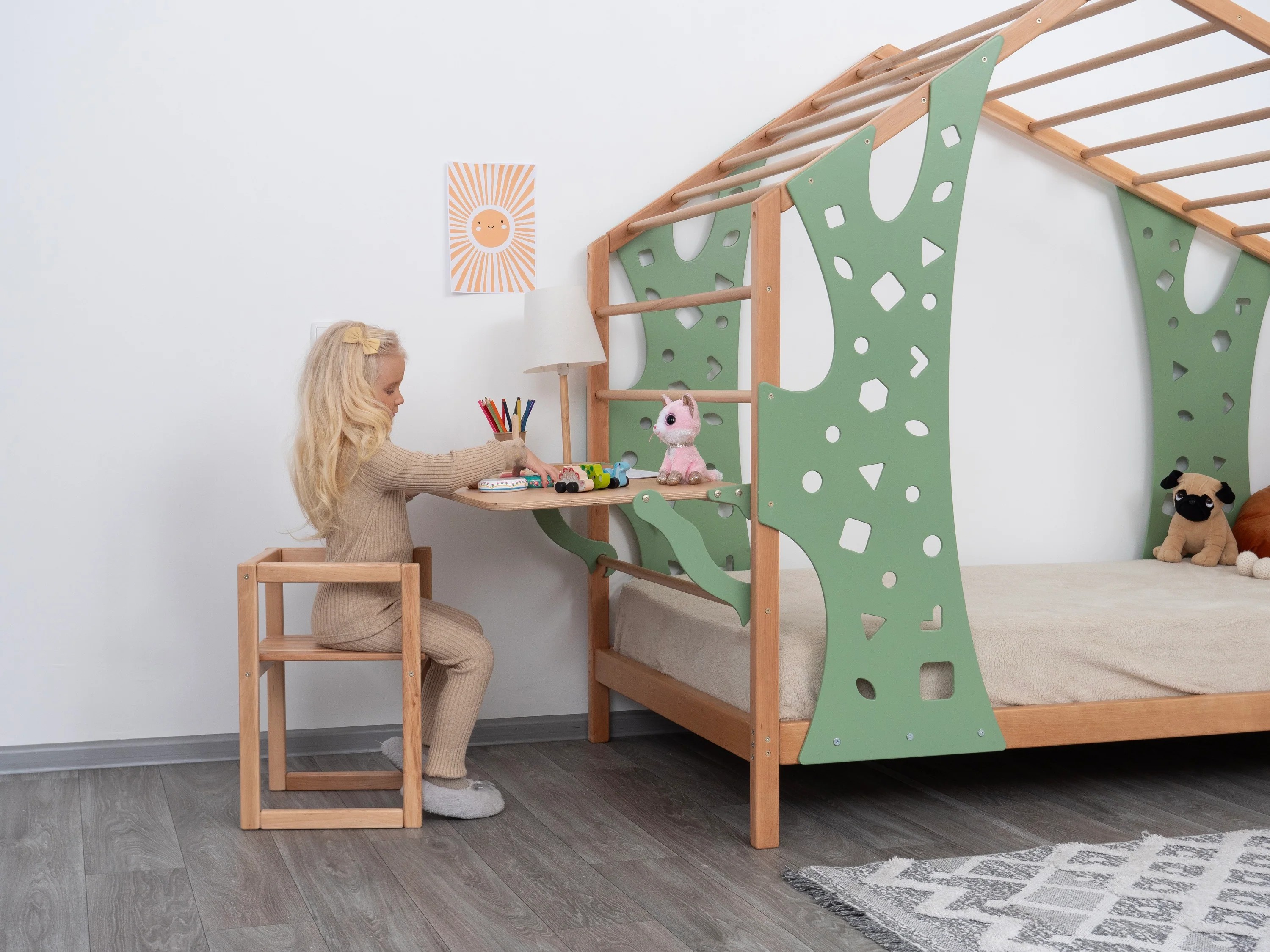 *Montessori Toddler Bed Twin B – обзор и цена Kids Outdoor Jungle Gym