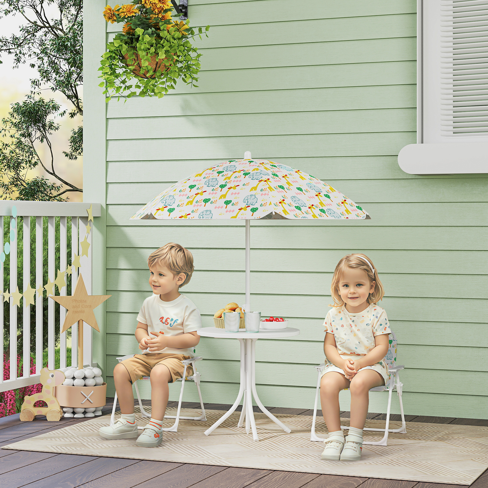 Kids Picnic Table and Chair Se – обзор и цена Kids Outdoor Table And Chairs With Umbrella