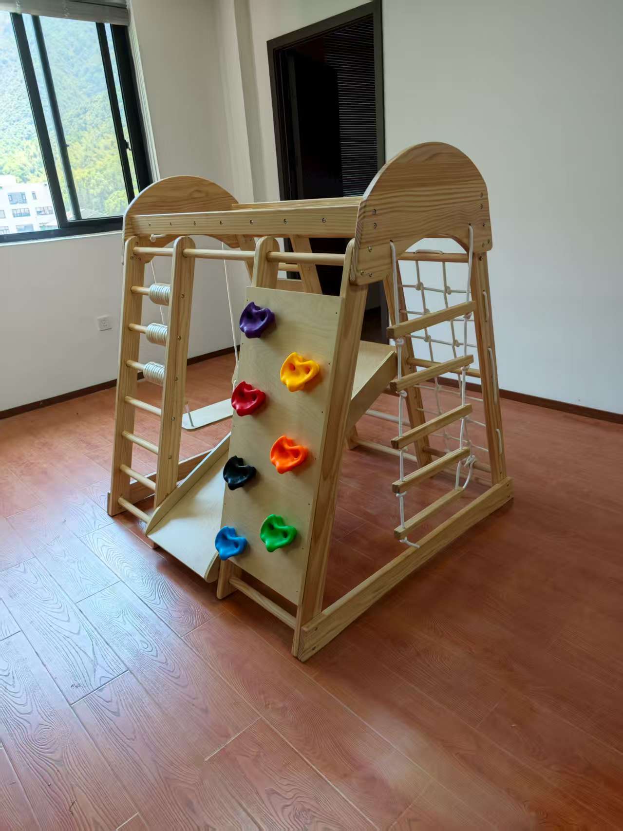 Wooden Kids Climbing Frame Lad – обзор и цена Kids Outdoor Playground