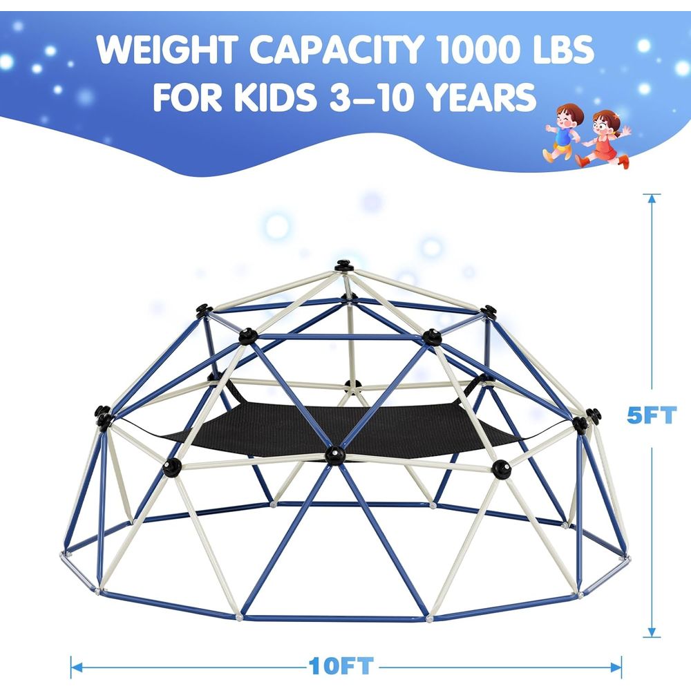 ClimDome,10T Dome Climber with – обзор и цена Kids Outdoor Jungle Gym