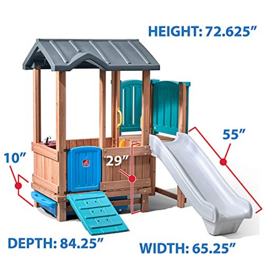 Woodland Adventure Playhouse & – обзор и цена Kids Outdoor Playground