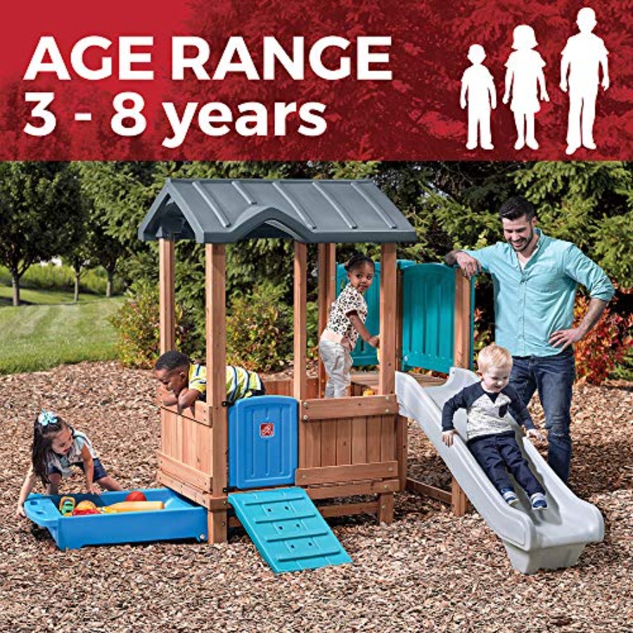 Woodland Adventure Playhouse & – обзор и цена Kids Outdoor Playground