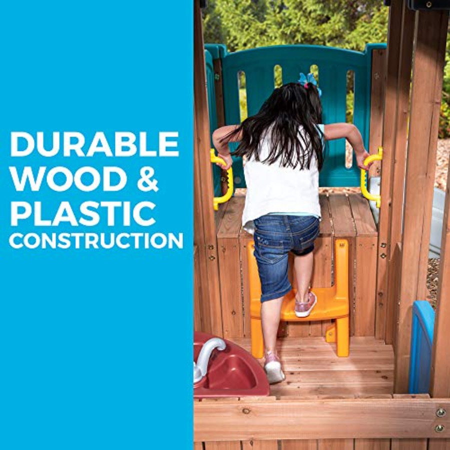 Woodland Adventure Playhouse & – обзор и цена Kids Outdoor Playground