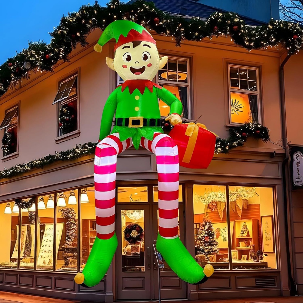 8FT Christmas Inflatables Sitt – обзор и цена Kids Outdoor Lights