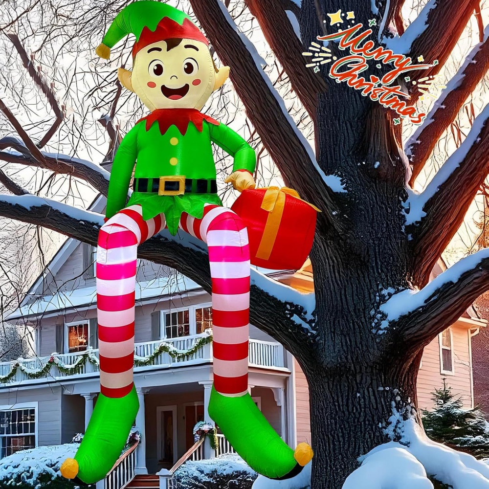 8FT Christmas Inflatables Sitt – обзор и цена Kids Outdoor Lights