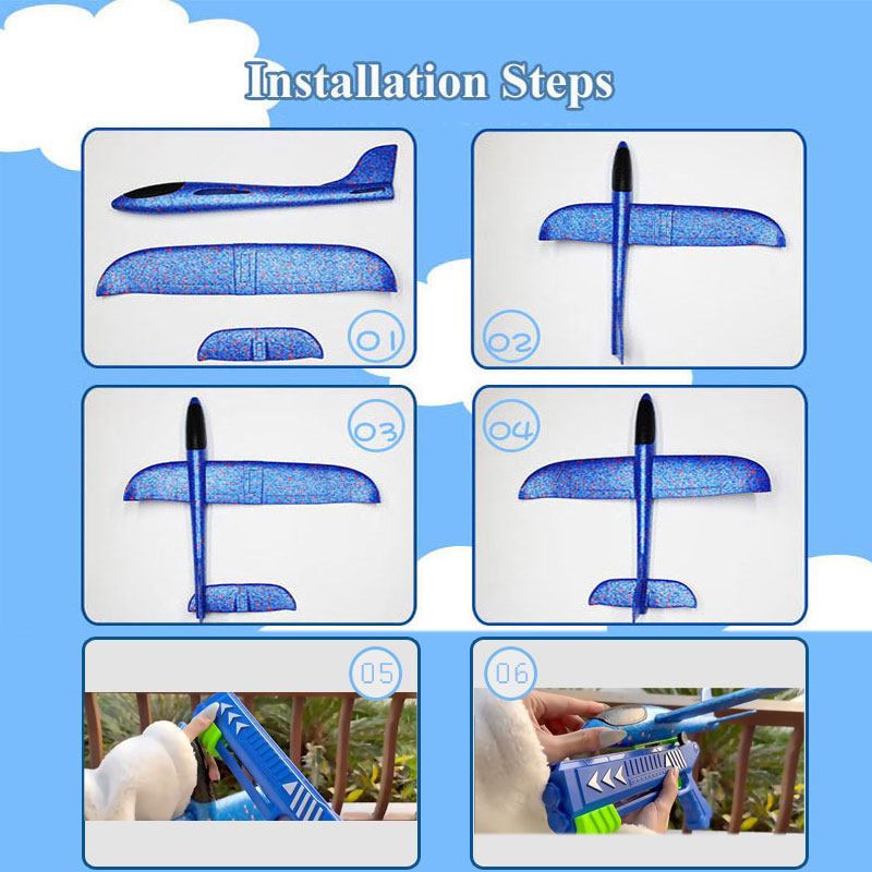 Kids 24/34cm Foam Plane Launch – обзор и цена Kids Outdoor Xmas Gifts