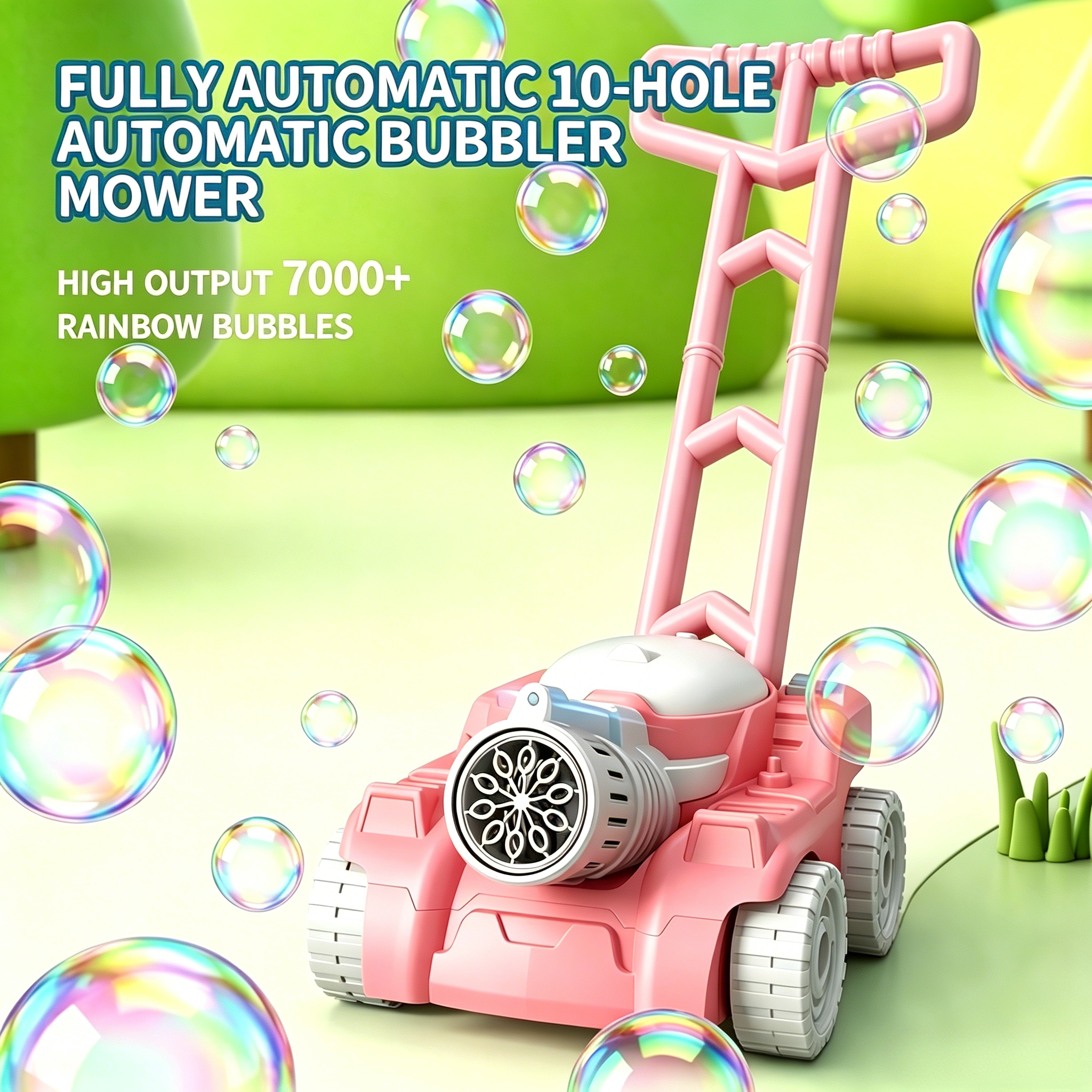 1Pc Bubble Lawn Mower, kids pu – обзор и цена Kids Outdoor Lawn Mower