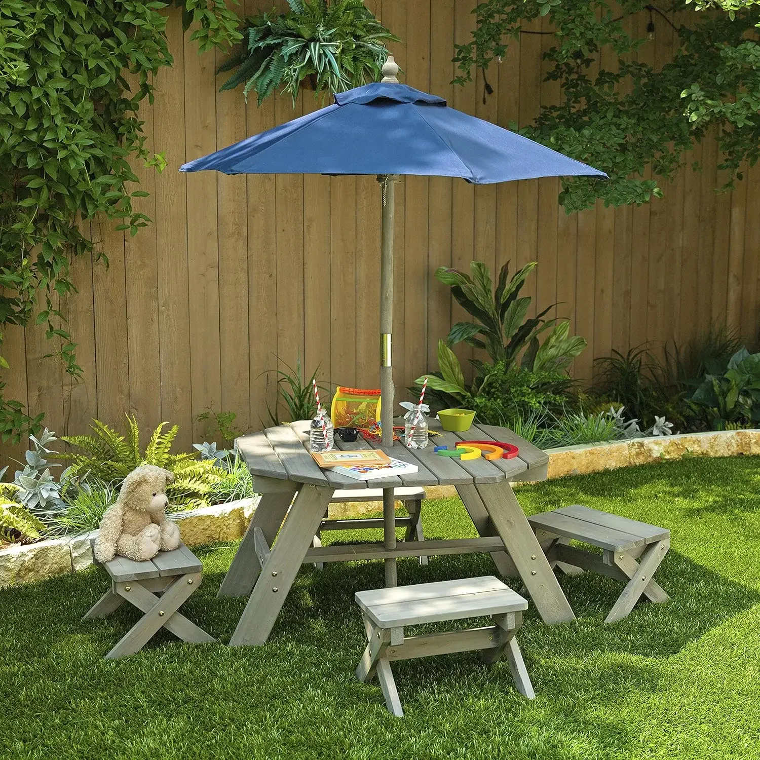 A Octagon Table Stools Umbrell – обзор и цена Kids Outdoor Table With Umbrella